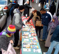 vegan stall